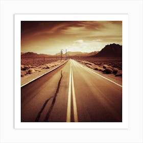 Road To Nowhere 4 Art Print