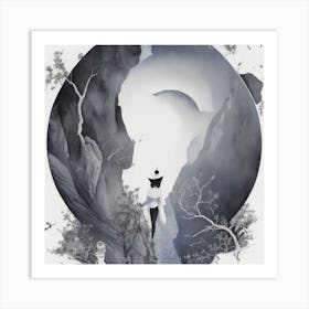 Inside Lost Land Of Otherworldly Dreams Fan 4 Art Print