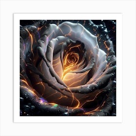 Rose Of Fire Art Print