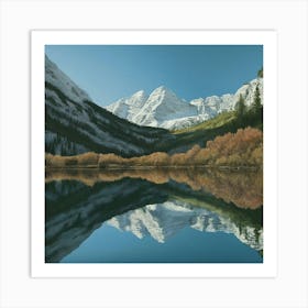 Reflections In A Lake Art Print