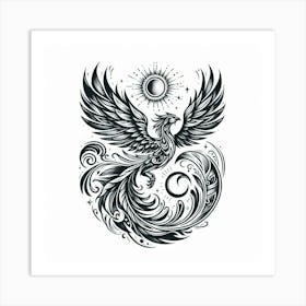 A mythical phoenix 5 Art Print