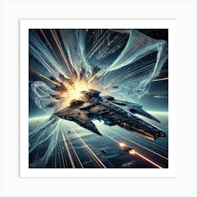 Void Reaver Corvette Deep Strike Ability Art Print