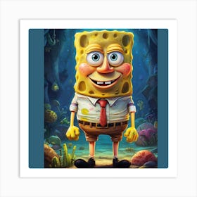 Spongebob Art Print