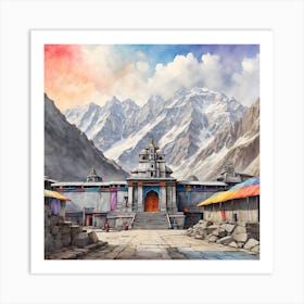 Hindu Temple Art Print