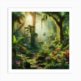 Tropical Forest 1 Art Print