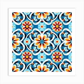 Mexican Seamless Tile Pattern Art Print