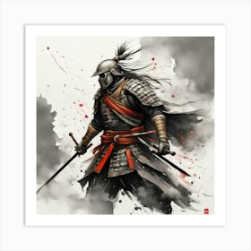 Samurai Warrior 1 Art Print