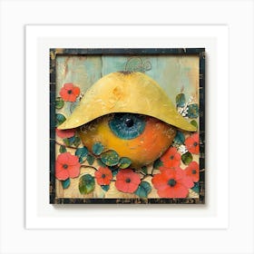 Eye Of The Bee Art Print