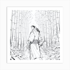 Samurai 1 Art Print