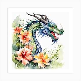 Dragon Painting (10) Art Print