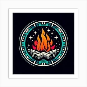 Campfire Logo Art Print