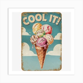 Cool It 1 Art Print