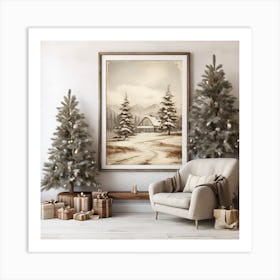 Winter Scene Art Print