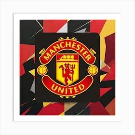 Manchester United F.C. Logo Wall Art 18 Art Print