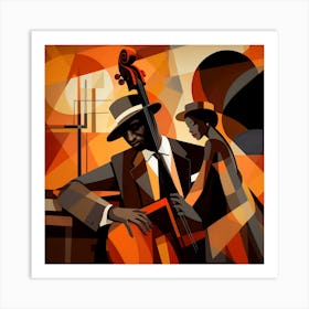 Jazz Lovers 2 Art Print