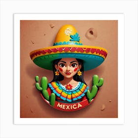 Mexican Girl 59 Art Print