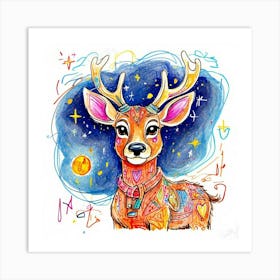 Deer1 Art Print