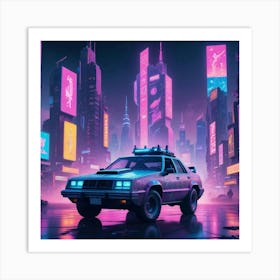 Back To The Future Art Print