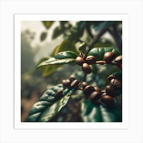 Coffee Beans On A Tree 74 Art Print