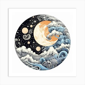 Great Moon Art Print