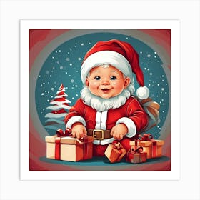 Santa Baby Art Print