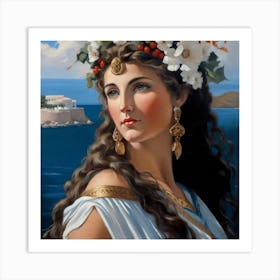 Greek Goddess Art Print