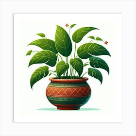 Potted Plant 7 Art Print