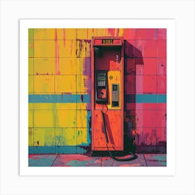 Phone Booth Art Print