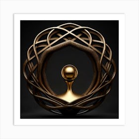 Golden Circle Art Print