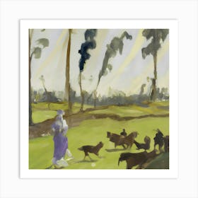 Herding Dogs Art Print