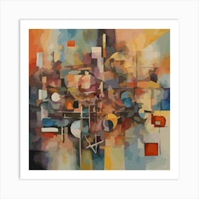 Linear Geometrica - #6 Art Print