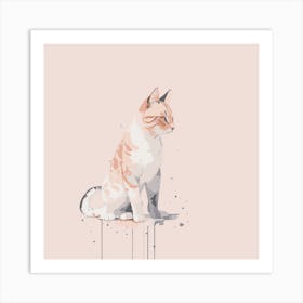 Cat Painting Art Print