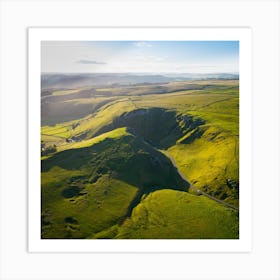 Aerial View Of The Moors 5 Art Print