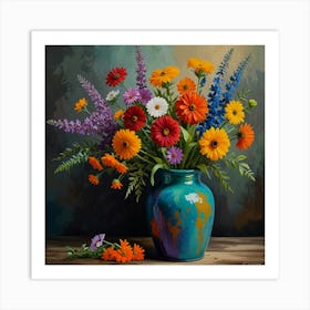 Flowers In A Vase Art Print