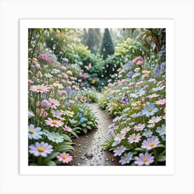 Garden Path Art Print