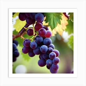 Grapes On The Vine 6 Art Print