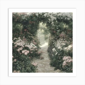 Garden Path Art Print