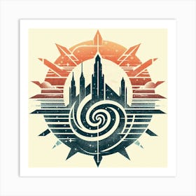 City In The Sky Art Print