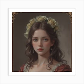 Victorian Girl Art Print