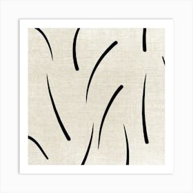 Abstract Brushstrokes Art Print