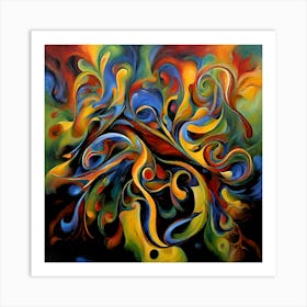 Abstract Painting Art Print