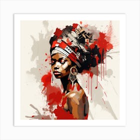 African Woman 50 Art Print