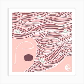 Day Dream (Sea Waves) Art Print