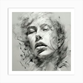 Portrait Of A Woman Art Print