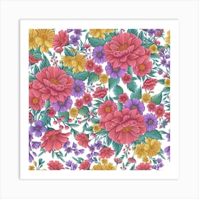 Flowers Art Print