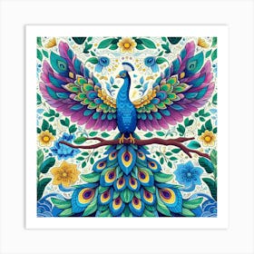 Peacock 1 Art Print