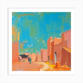 Moroccan Village Art Print