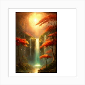 Waterfall 1 Art Print