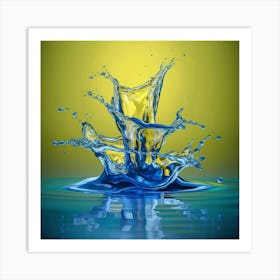 Water Splash 1 Art Print