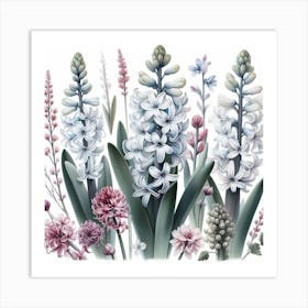 Hyacinths 1 Art Print